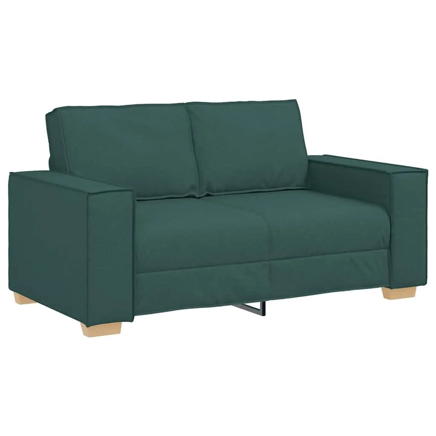 vidaXL 2-Sitzer Sofa Dunkelgrün mit Stoffbezug B/T/H: 160 x 78 x 84 cm - Bild 2