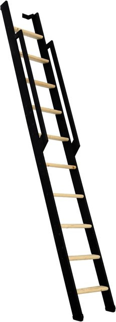 Minka Raumspartreppe Strong mit 10 Stufen für eine Geschosshöhe bis 243 cm in Schwarz und Anthrazit - Bild 1