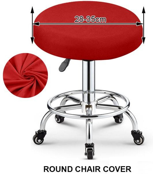 Yiran Furniture Esszimmerstuhlbezüge aus Samtstoff in XL-Größe mit langer Rückenlehne, elastische Stretch-Stuhlhussen für Küchenstühle, 4er-Set - Bild 1