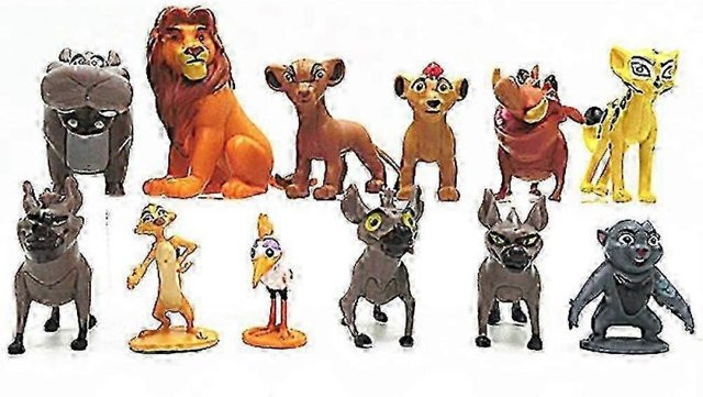 unlimitedst König der Löwen Actionfiguren Tiercharakter 12-teiliges Set - Bild 1