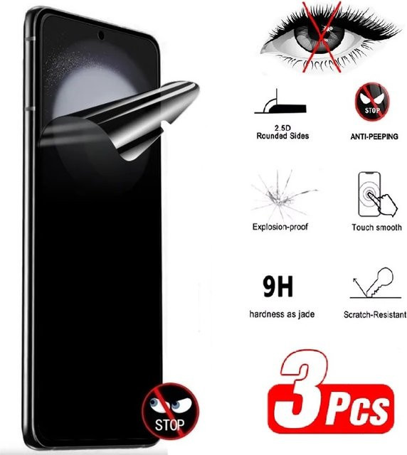 3 Stück Datenschutz Displayschutzfolie Hydrogel Film für Motorola G13 G14 G23 G53 G54 G73 G84 G22 G32 G42 G52 G62 G72 G82 G71 in Transparent - Bild 1