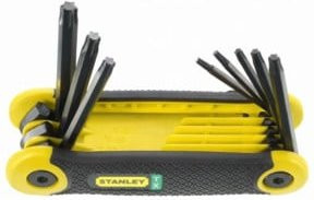Stanley Torx Stiftschlüssel-Set TX 8-teilig in Schwarz-Gelb - Bild 1