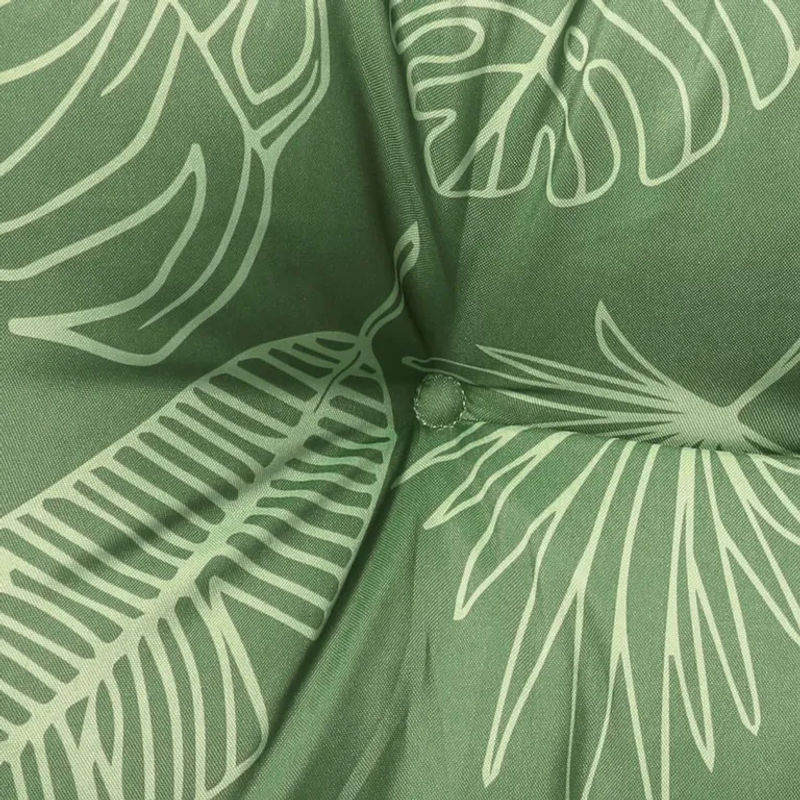 Vidaxl Palettenkissen Set aus 2 Stück mit Blumenmuster in Grün aus Oxford-Gewebe - Bild 5