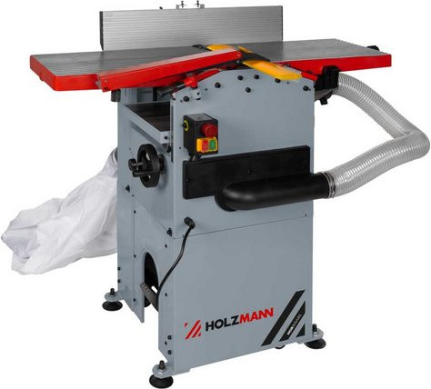 Holzmann-Maschinen Abricht- und Dickenhobelmaschine HOB305ABS 230V mit integrierter Absauganlage, 1800 W, grau - Bild 1