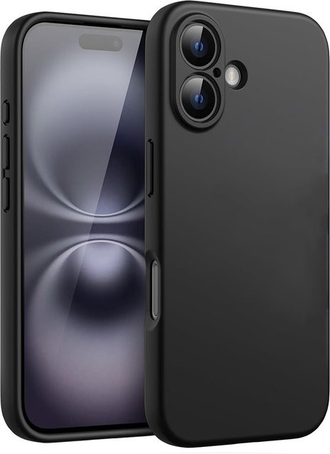 Luxus Silikon Schutzhülle für iPhone in Schwarz - Bild 1