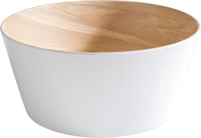 APS Schale FRIDA Melamin rund beige/weiß 2200 ml Durchmesser: 22 cm, Höhe: 10,5 cm - Bild 1