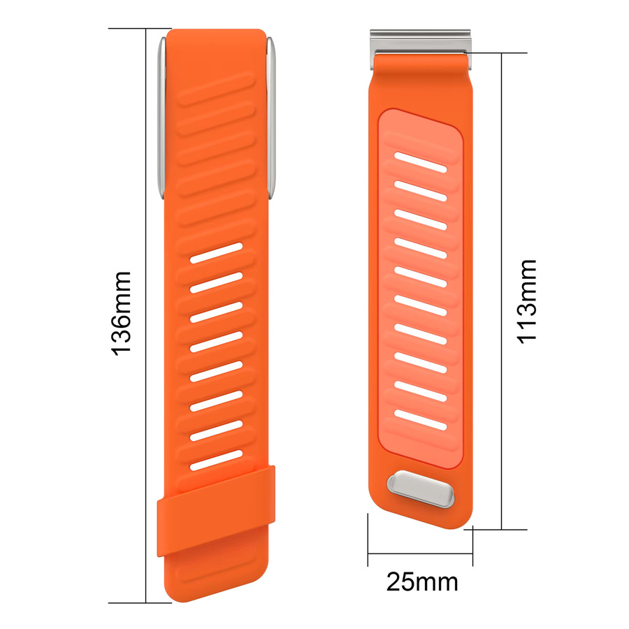 QCTOG Uhrenarmband Silikon, Bicolor, wasserdicht, Für Whoop 5.0 - Bild 2