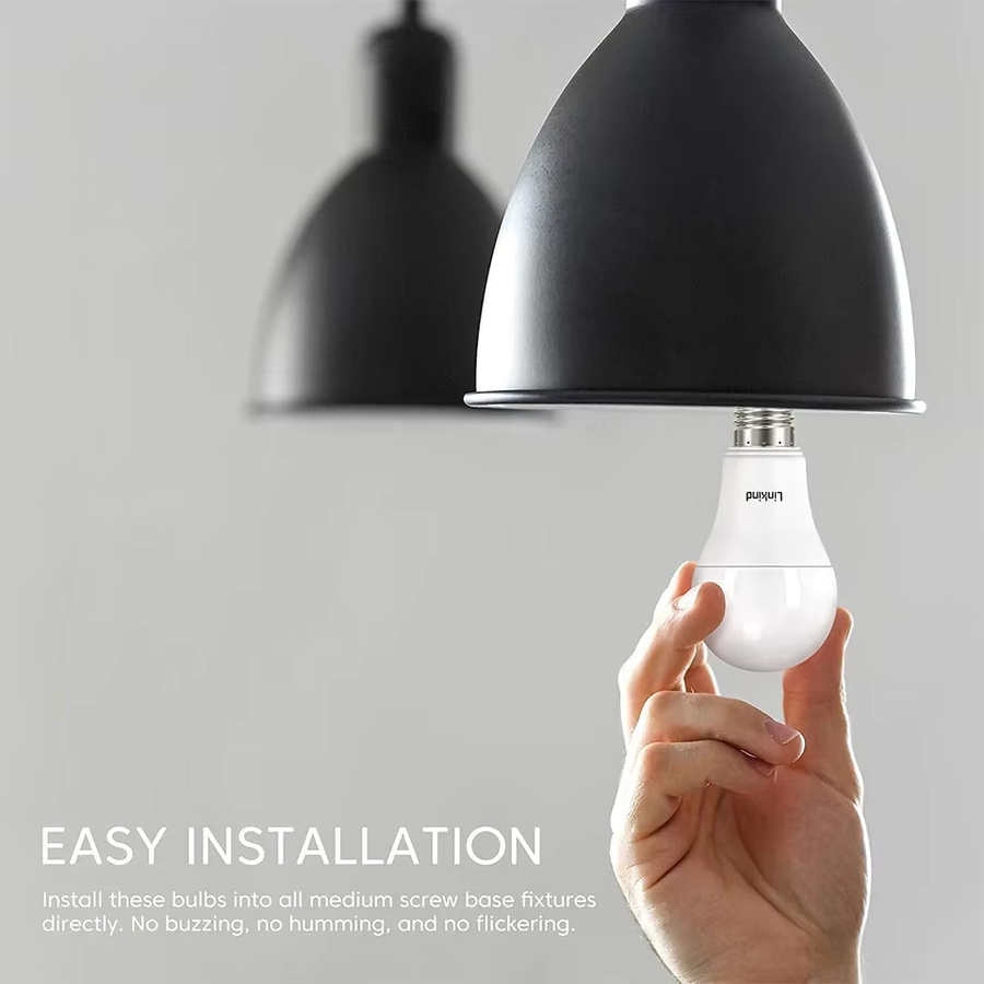 4er-Set Energiesparende LED-Glühbirnen E27, 220V, Farbe: Kaltweiß - Bild 3