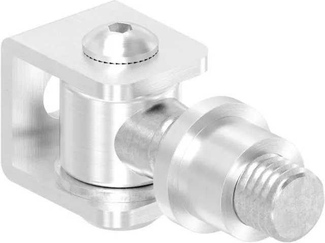 FeNau Torband mit Gewindehülse M14 aus Edelstahl V2A in Silber, B/H/T: 180 x 180 x 140 mm - Bild 1