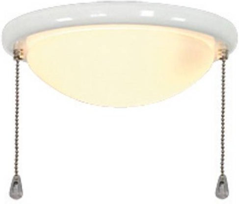 CasaFan Deckenventilator-Leuchte 15R WE mit flacher Opalglas Schale in Weiß - Bild 1