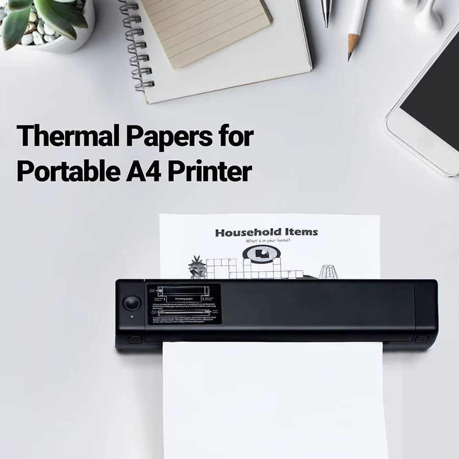 A4 Thermopapier in Weiß für automatische Erkennung, 100 Blatt - Bild 2