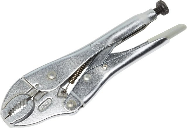 LUX-TOOLS Gripzange aus Chrom-Vanadium-Stahl in Silber, Länge: 175 mm - Bild 1