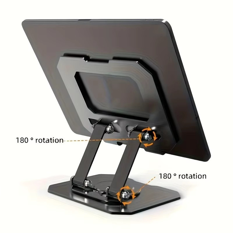Maerknon Einstellbarer Desktop Notebook und Tablet Halter aus Metall mit Wärmeableitung in Schwarz oder Silber - Bild 4