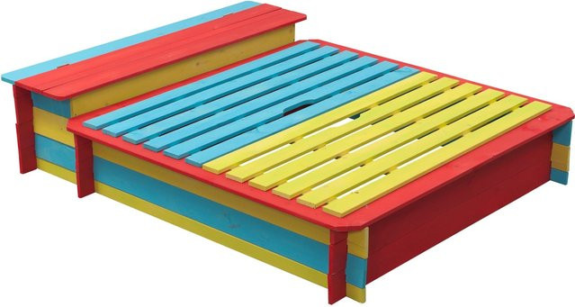 SwingKing Sandkasten Jade aus Nadelholz in Mehrfarbig, B/T: 150 x 120 cm - Bild 1