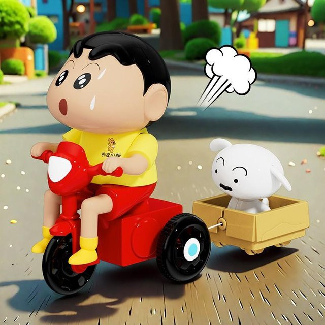 Yiran toy 1 Crayon Shin-Chan Uhrwerk Modell, Bewegliche Blind Box, ab 14 Jahren - Bild 1