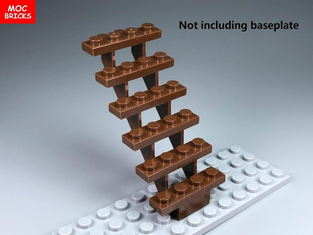 Yiran toy MOC Steine Treppe Gerade Offen 10-teiliges Set - Bild 1