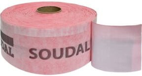 Soudal Fensteranschlussfolie SWS INSIDE EXTRA in Pink, Breite: 7 cm, Länge: 30 m - Bild 1