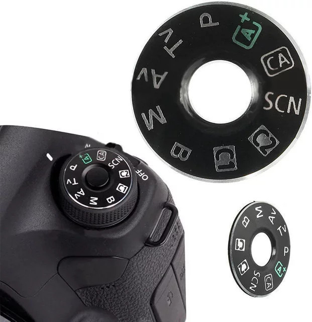 Canon EOS 6D Reparatur-Kit für Modus-Platte und Interface-Kappe in Schwarz - Bild 1