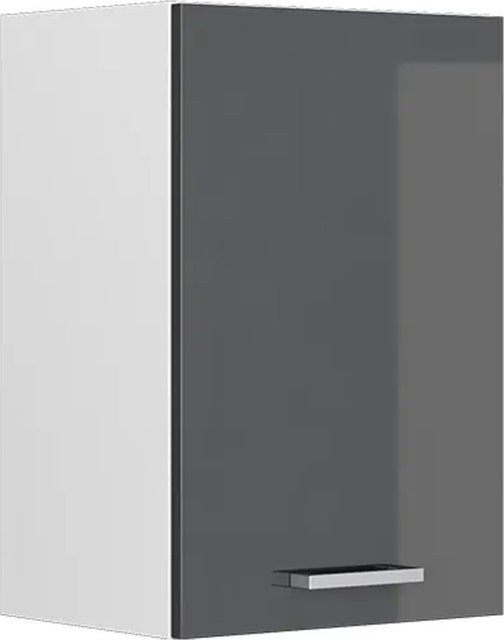 Vicco R-Line Hängeschrank für die Küche in Anthrazit Hochglanz und Weiß, B: 40 cm, H: 60 cm, T: 31 cm - Bild 1