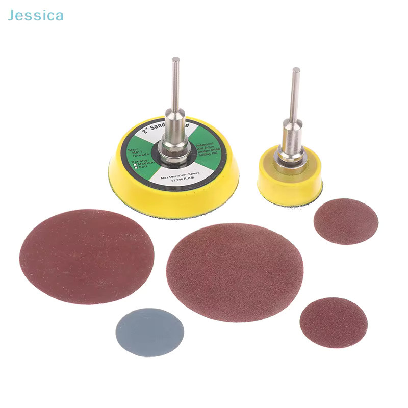 60-teiliges Schleifscheiben-Set mit verschiedenen Körnungen für Rotationswerkzeuge, Multicolor, Durchmesser: 5 cm - Bild 2