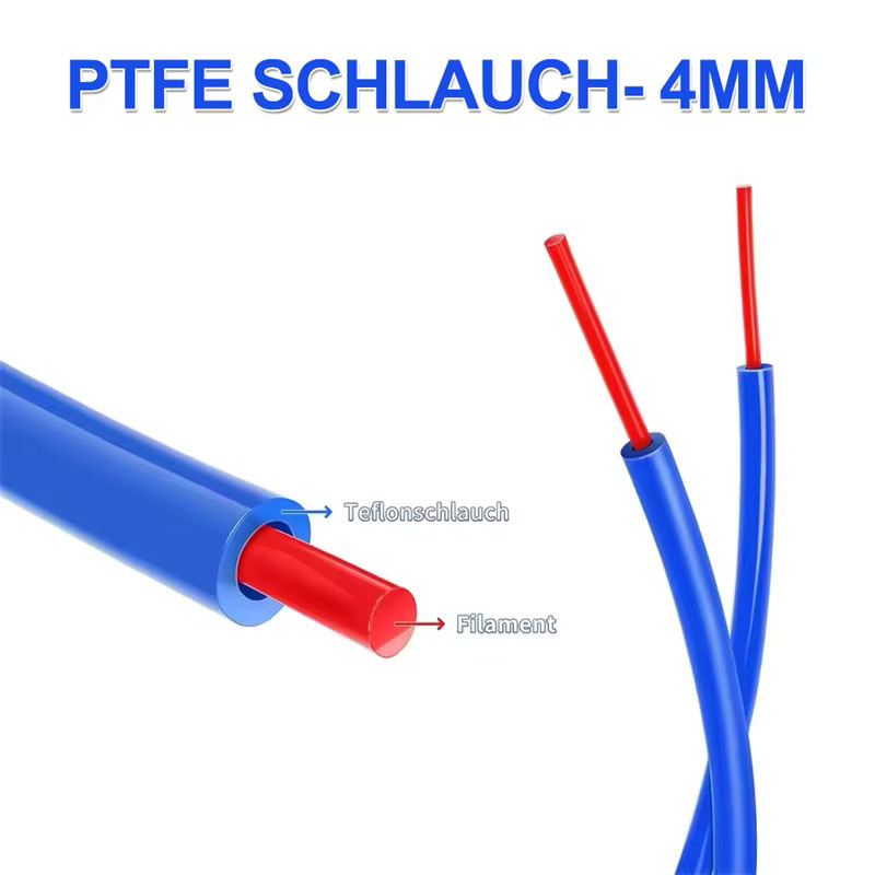 PTFE Rohr für K1C und Ender3 Bowden Extruder mit 1,75mm Filament, ID 2mm, OD 4mm, 3D Drucker Ersatzteil - Bild 2