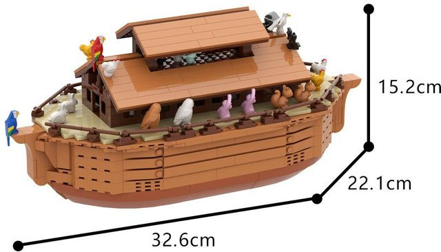 Wucifang Bags Arche Noah Bausatz, mit Tierfiguren, ab 14 Jahren - Bild 1