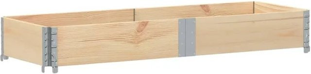 vidaXL Pflanzkiste aus Massivholz Kiefer in Braun, B/T/H: 150 x 50 x 50 cm - Bild 1