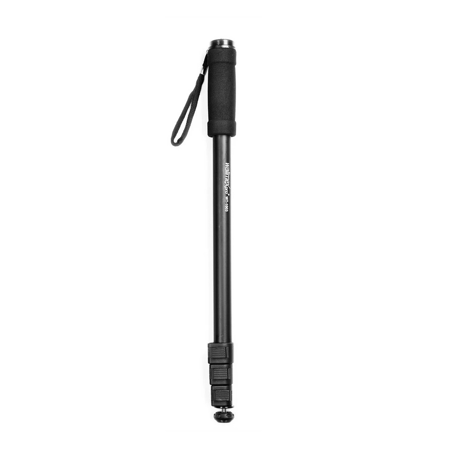 Walimex Pro WT-1003 Basic Einbeinstativ Monopod aus Aluminium in Schwarz und Grau - Bild 2