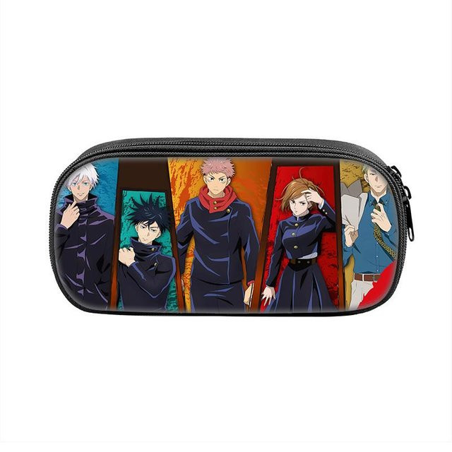 Jujutsu Kaisen Federmäppchen von Fancy Style Studio mit großer Kapazität und Reißverschluss in Multicolour - Bild 1