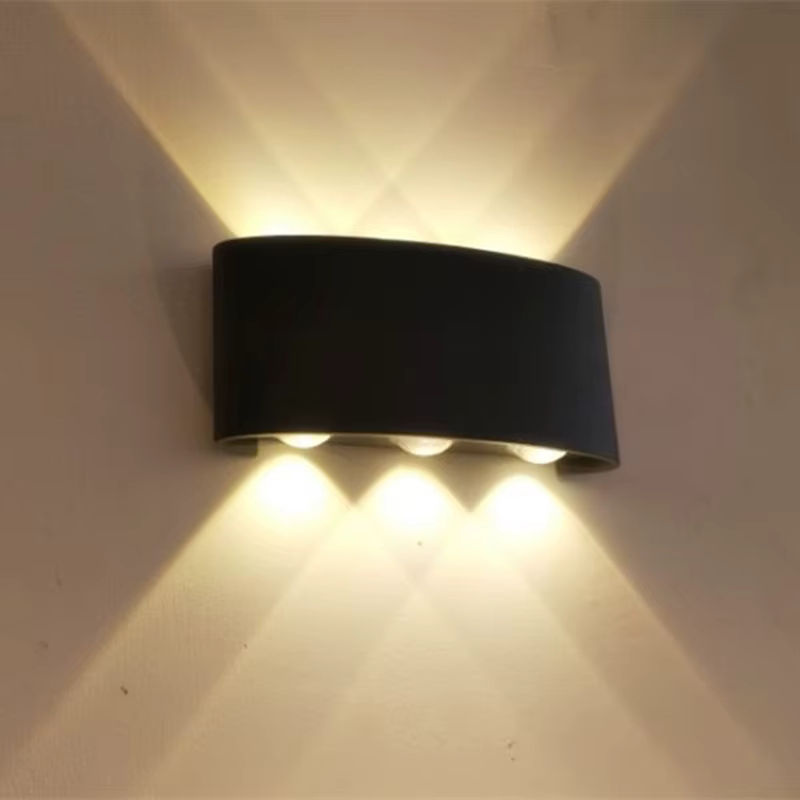 Homocean Moderne LED Wandleuchte Up Down aus Kunststoff für Schlafzimmer und Korridor in Warmweiß - Bild 3