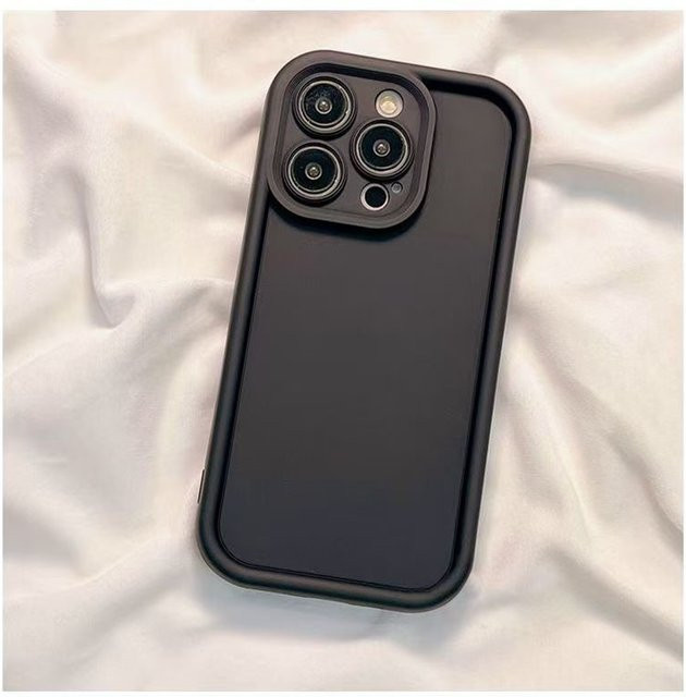 Stoßfeste Silikon Schutzhülle mit mattem Finish für iPhone Modelle von iPhone 7 bis iPhone 16 Pro Max von Ricestate in Schwarz oder Weiß - Bild 1