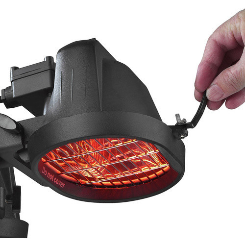 EUROM Sonnenschirm-Heizstrahler Parasol heater 1500 in Schwarz für Flächen bis max. 12 m² - Bild 3
