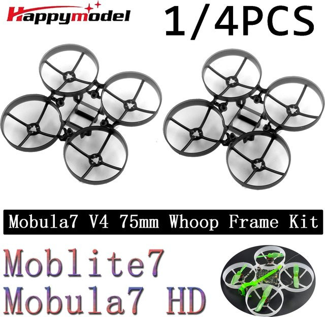 HappyModel Mobula7 V4 75mm Upgrade Whoop Rahmen-Kit, Zubehör - Bild 1