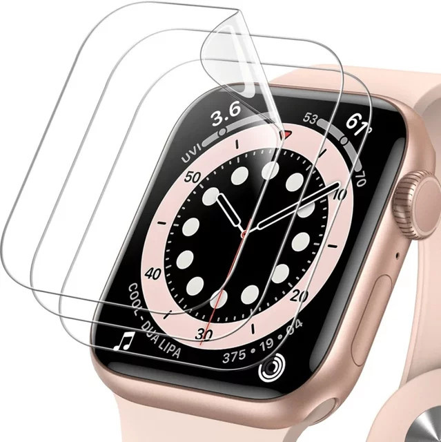 Apple Displayschutzfolie Hydrogel, Silikon, transparent, Unisex - Bild 1