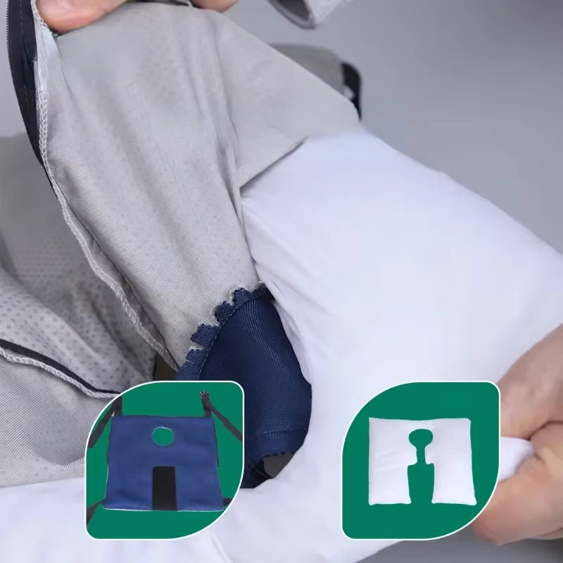 Yuwell Rollstuhl Sitzkissen Anti-Rutsch in Blau zur Dekubitusprophylaxe für Senioren - Bild 3
