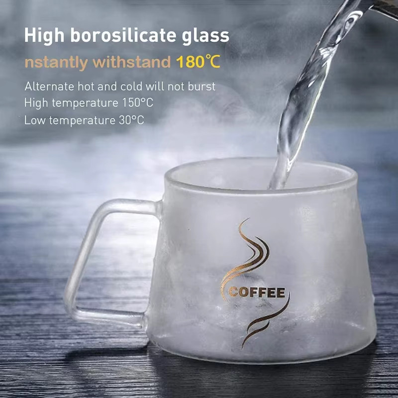 YWDL Doppelwandige Glas-Espressotassen Set, 2 Stück, Transparent, 200 ml pro Tasse - Bild 3