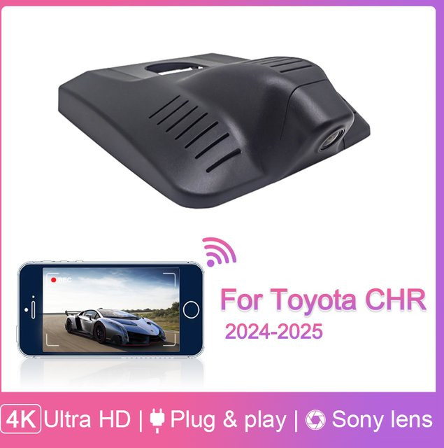 CARBAOHUI Dashcam für Toyota C-HR 2025 2026 HD-Fahrtenschreiber Auto-DVR Plug-and-Play Kamera in Schwarz - Bild 1