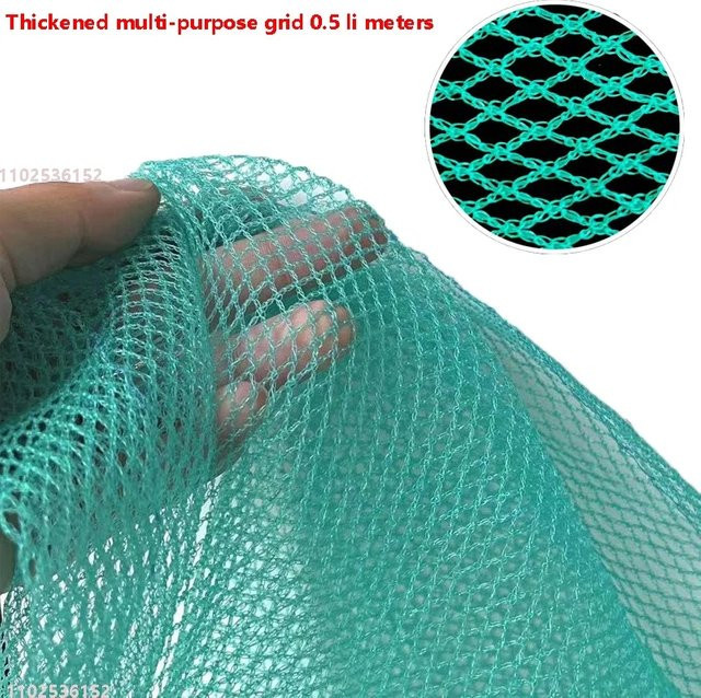 Verstärktes 0,5-Mesh-Zuchtnetz als Vogelnetz und Zaunnetz für Obstbäume und Wein, Breite: 500 cm, Höhe: 200 cm - Bild 1