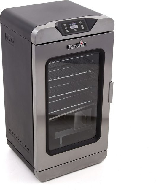 Char-Broil Digital Smoker 2.0 Elektro-Räucherofen aus Edelstahl in Silber mit Thermometer und stufenloser Temperaturregelung - Bild 1