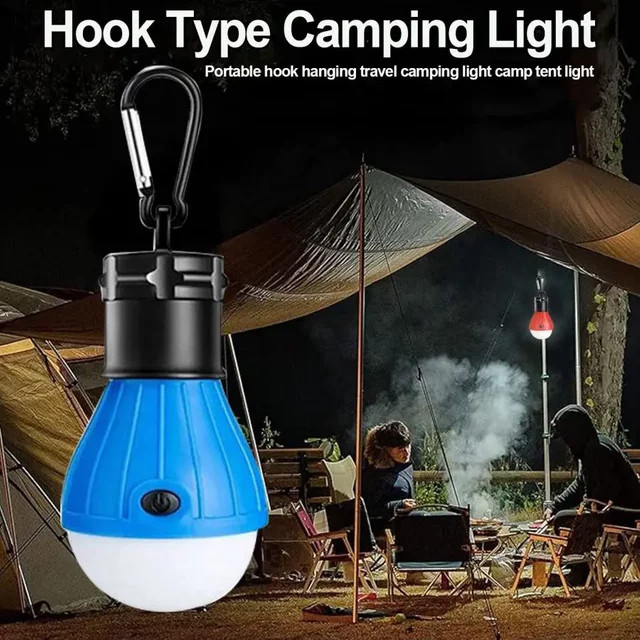 POCKETMAN LED Camping Laterne Tragbare Zelt Lampe als Helles Notlicht für Wandern und Rucksackreisen - Bild 1