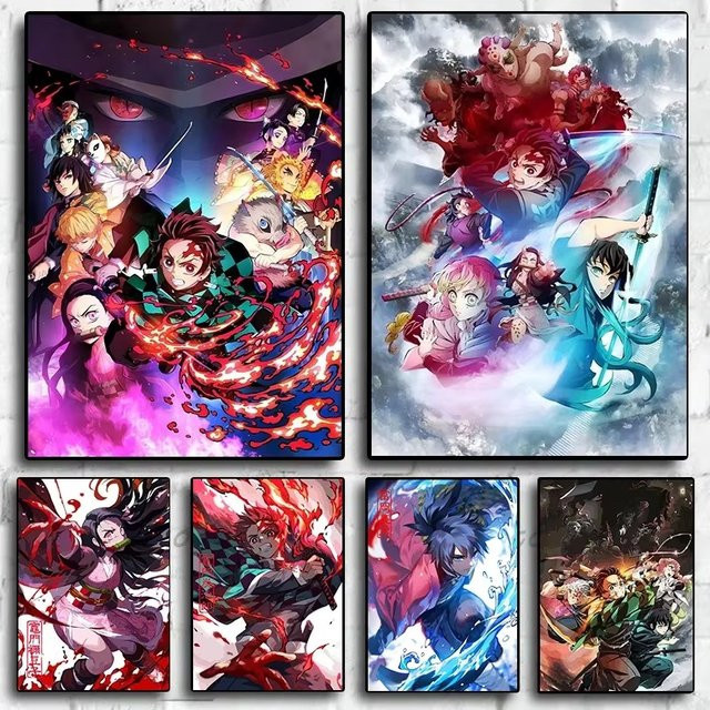 bilibili Demon Slayer Kyojuro Rengoku Malen nach Zahlen Set, DIY Malset - Bild 1