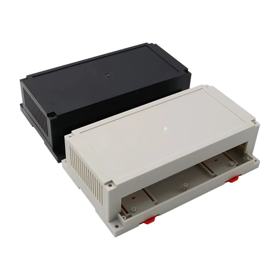 SZOMK PLC DIN-Schienen-Gehäuse aus Kunststoff in Multicolour, Industrielles Steuerungsgehäuse und Projektbox für Leiterplatten, B/T/H: 20,0 x 12,0 x 6,0 cm - Bild 1