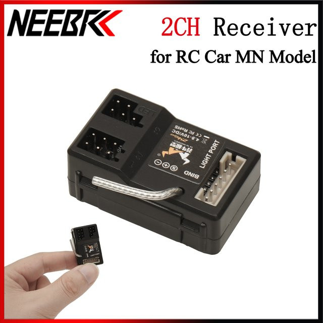 NeebRC 2-Kanal 2,4G Empfänger, 4,8-10V DC LED-Lichtanschluss, 1:12 Zubehör - Bild 1