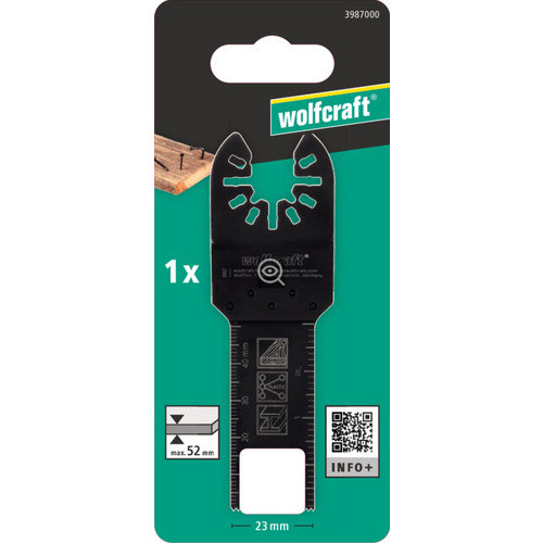 Wolfcraft PRO Tauchsägeblätter aus Bimetall für Holz und Metall, silberfarben - Bild 2