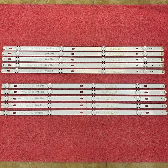 LED Backlight Strip für TV Modelle 55UK6100PLB 55LJ6105W 55UJ6309 55UJ635V 55UJ634V 55UJ630V 55JU630A und SSC_55LJ55/55UJ63_A in Weiß - Bild 1