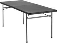Coleman Camping-Tisch groß, zusammenklappbarer Outdoor-Tisch aus Stahl, rechteckig, Schwarz/Grau - Bild 1