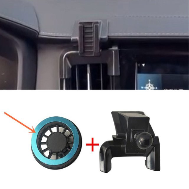 Magnetische Smartphone-Halterung aus ABS-Kunststoff für Volvo S90 und V90 (Modelljahre 2016-2025), Farbe: Schwarz - Bild 1