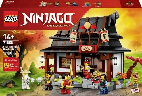 LEGO Ninjago 15-jähriges Jubiläum der Vier-Waffen-Schmiede ab 14 Jahren