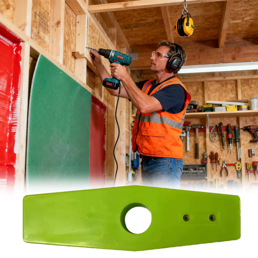 Präzise Bohrerführung und Lochsucher als Messlehre für die Installation von Schränken, Schubladen, Türdeckeln und Regalen in Grün - Bild 4