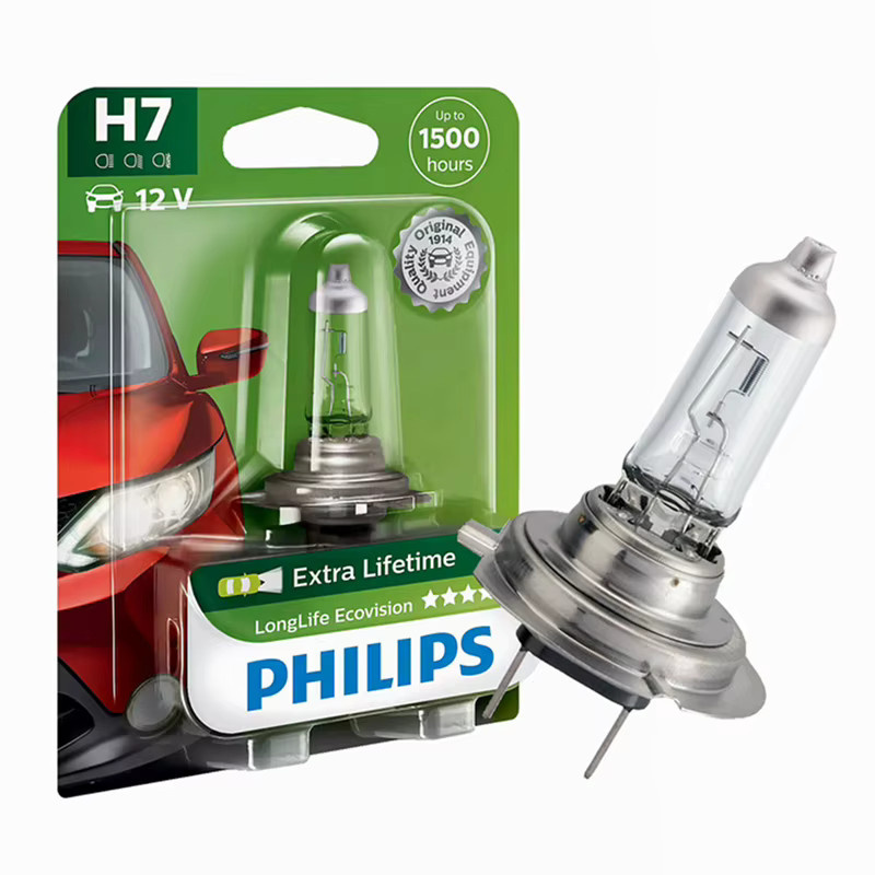 Philips H7 12V 55W LongLife EcoVision Halogen-Scheinwerferlampe in Transparent - Bild 1